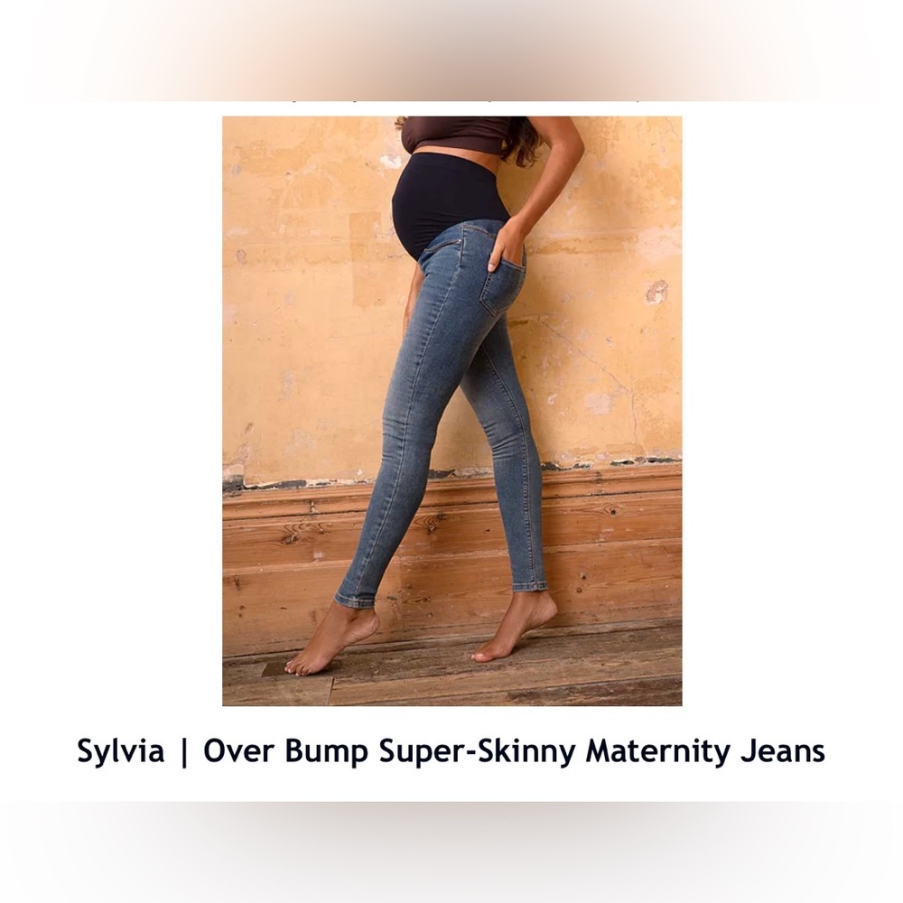 Seraphine Maternity Over-Bump Skinny Jeans